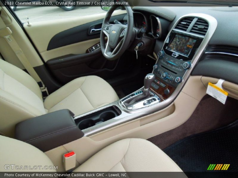 Crystal Red Tintcoat / Cocoa/Light Neutral 2013 Chevrolet Malibu ECO