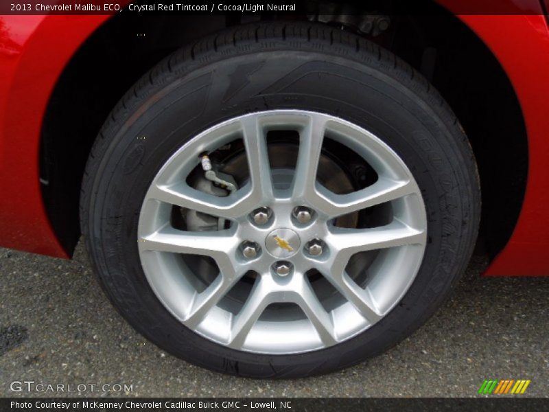 Crystal Red Tintcoat / Cocoa/Light Neutral 2013 Chevrolet Malibu ECO