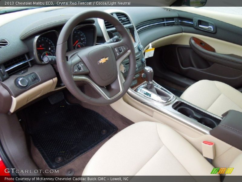 Crystal Red Tintcoat / Cocoa/Light Neutral 2013 Chevrolet Malibu ECO