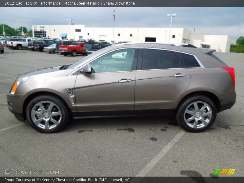 Mocha Steel Metallic / Shale/Brownstone 2012 Cadillac SRX Performance