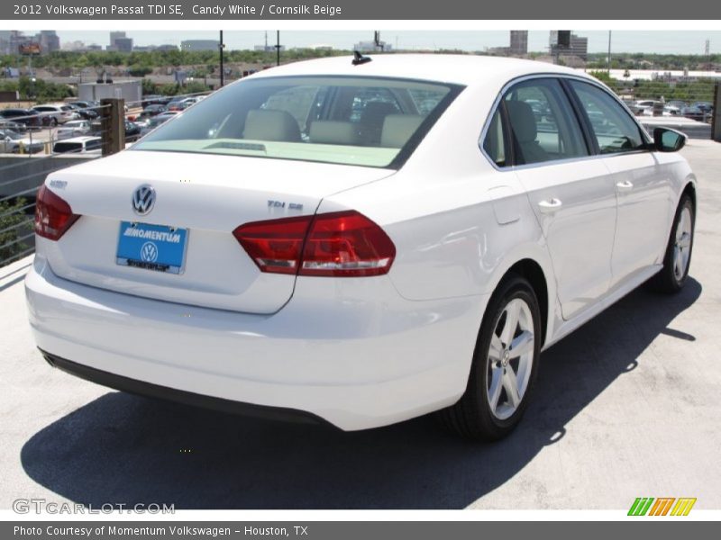 Candy White / Cornsilk Beige 2012 Volkswagen Passat TDI SE