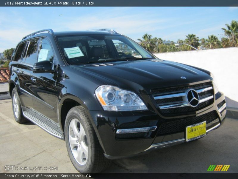 Black / Black 2012 Mercedes-Benz GL 450 4Matic