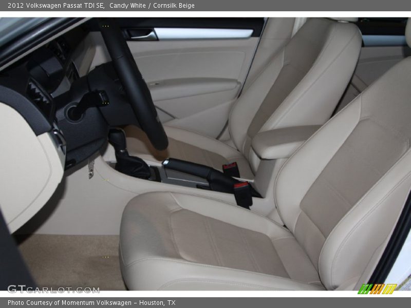 Candy White / Cornsilk Beige 2012 Volkswagen Passat TDI SE