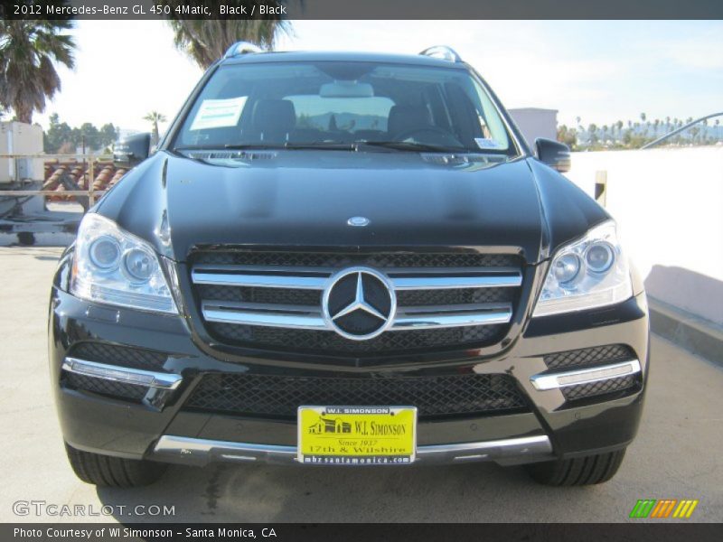 Black / Black 2012 Mercedes-Benz GL 450 4Matic