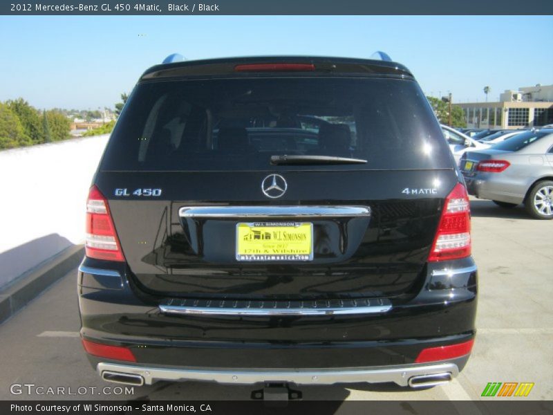 Black / Black 2012 Mercedes-Benz GL 450 4Matic