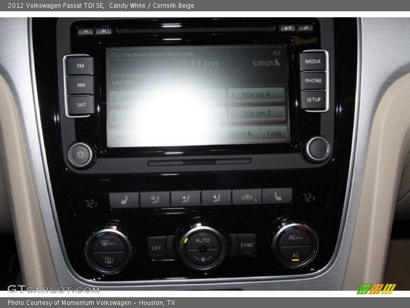 Candy White / Cornsilk Beige 2012 Volkswagen Passat TDI SE