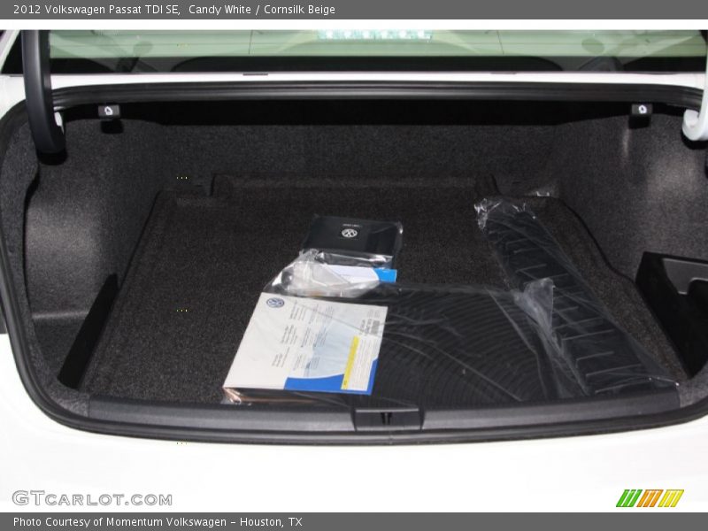 Candy White / Cornsilk Beige 2012 Volkswagen Passat TDI SE