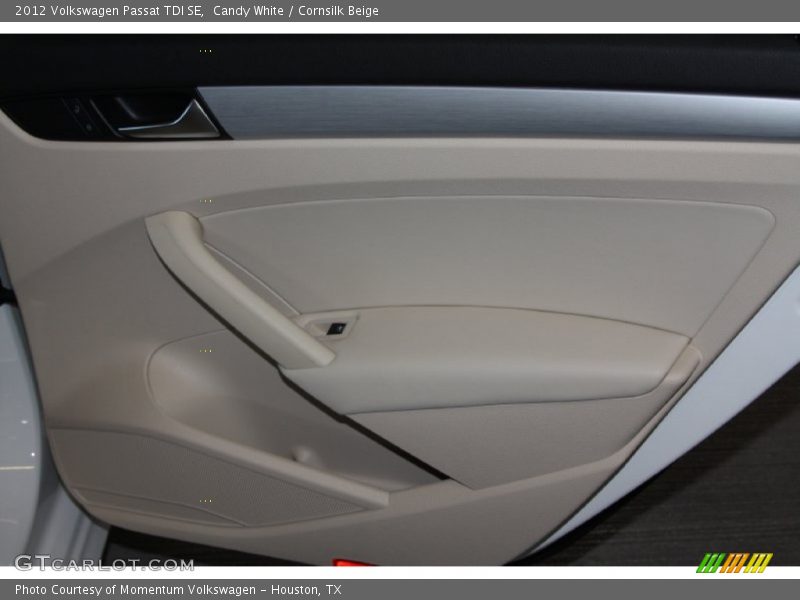 Candy White / Cornsilk Beige 2012 Volkswagen Passat TDI SE