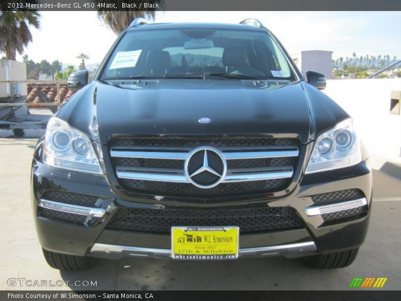 Black / Black 2012 Mercedes-Benz GL 450 4Matic