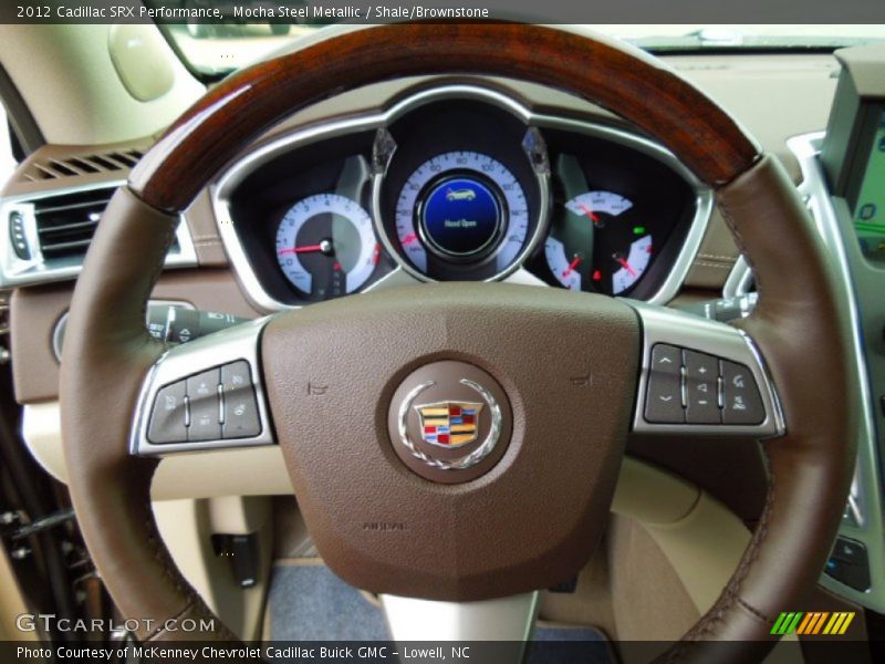 Mocha Steel Metallic / Shale/Brownstone 2012 Cadillac SRX Performance