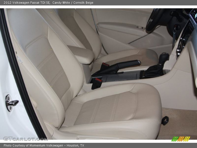 Candy White / Cornsilk Beige 2012 Volkswagen Passat TDI SE