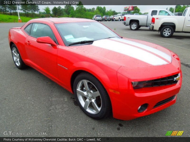 Victory Red / Gray 2012 Chevrolet Camaro LT Coupe