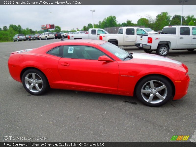 Victory Red / Gray 2012 Chevrolet Camaro LT Coupe