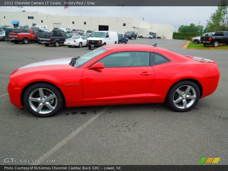 Victory Red / Gray 2012 Chevrolet Camaro LT Coupe
