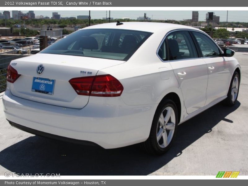 Candy White / Titan Black 2012 Volkswagen Passat TDI SE