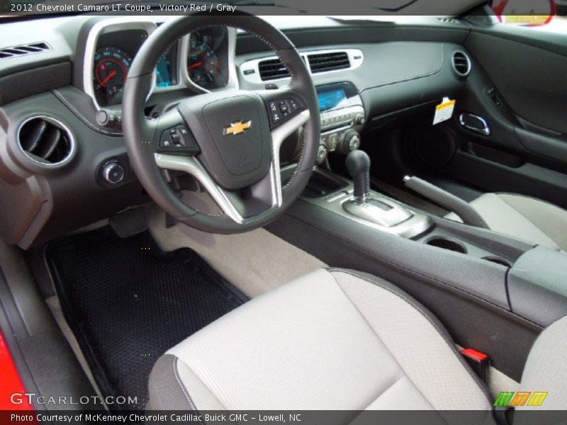 Victory Red / Gray 2012 Chevrolet Camaro LT Coupe
