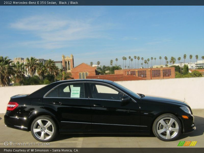 Black / Black 2012 Mercedes-Benz E 350 Sedan