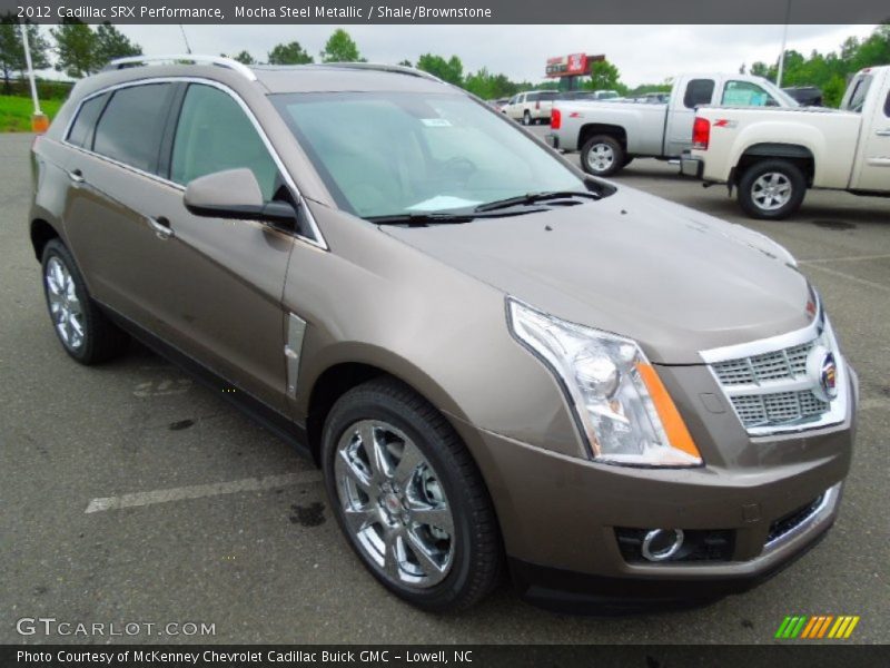 Mocha Steel Metallic / Shale/Brownstone 2012 Cadillac SRX Performance