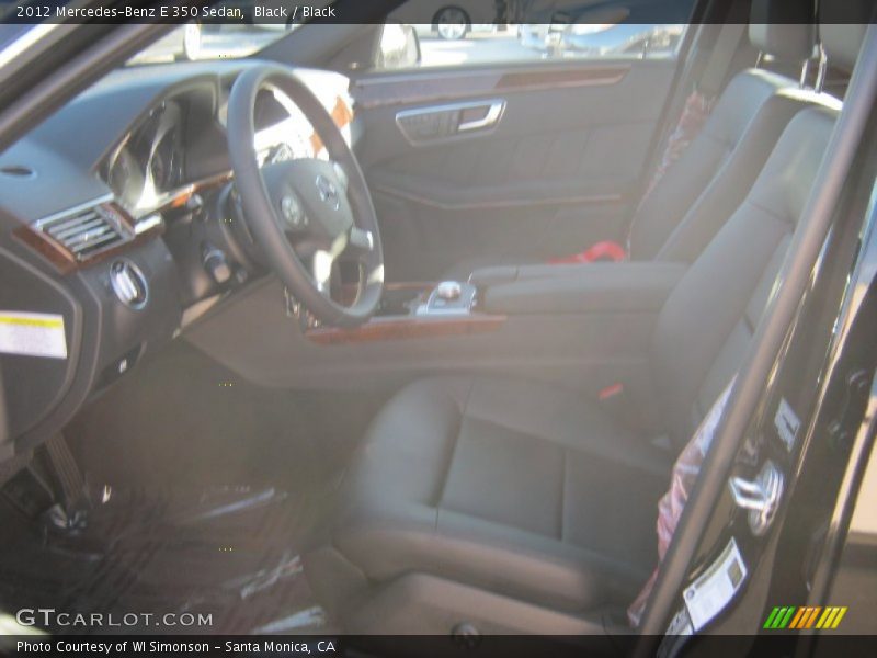 Black / Black 2012 Mercedes-Benz E 350 Sedan
