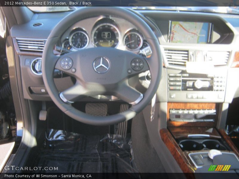 Black / Black 2012 Mercedes-Benz E 350 Sedan