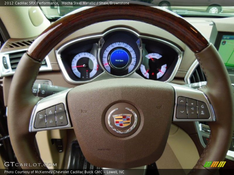 Mocha Steel Metallic / Shale/Brownstone 2012 Cadillac SRX Performance