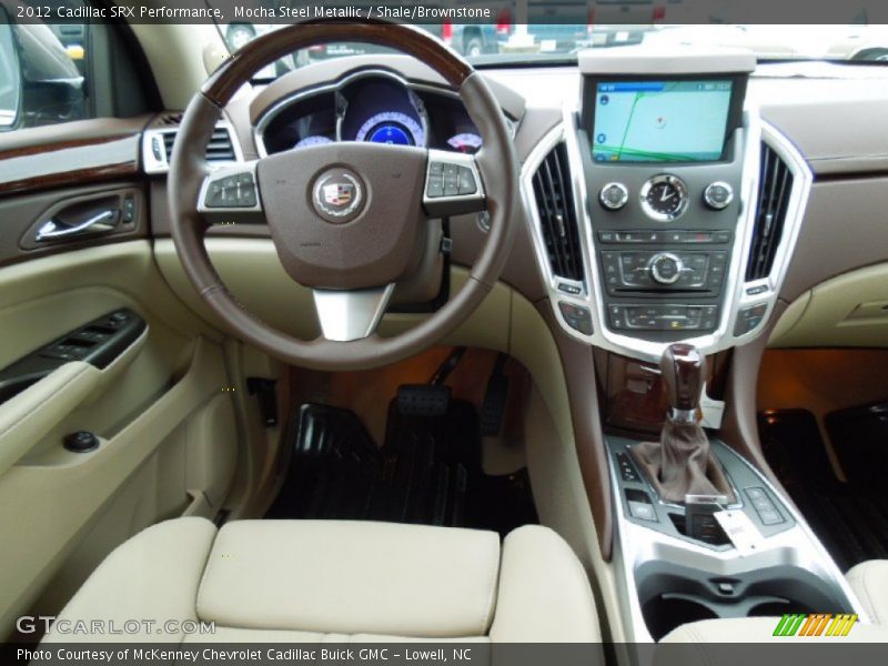 Mocha Steel Metallic / Shale/Brownstone 2012 Cadillac SRX Performance