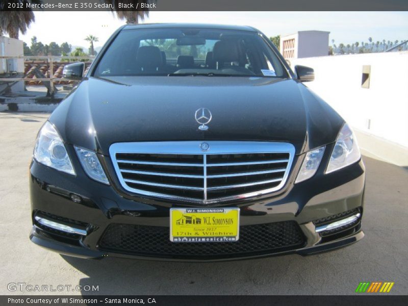 Black / Black 2012 Mercedes-Benz E 350 Sedan
