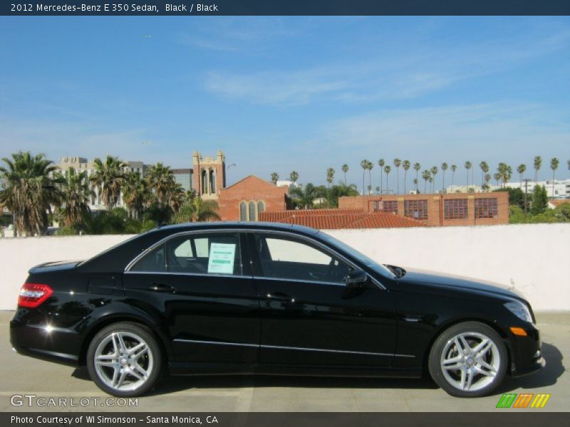 Black / Black 2012 Mercedes-Benz E 350 Sedan