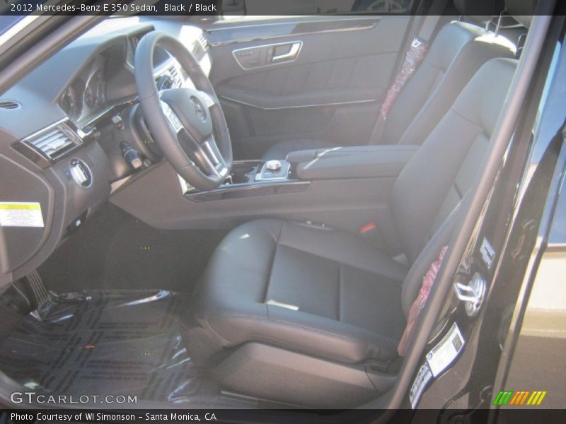Black / Black 2012 Mercedes-Benz E 350 Sedan