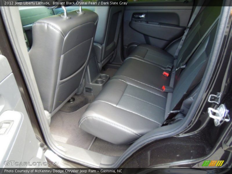 Brilliant Black Crystal Pearl / Dark Slate Gray 2012 Jeep Liberty Latitude