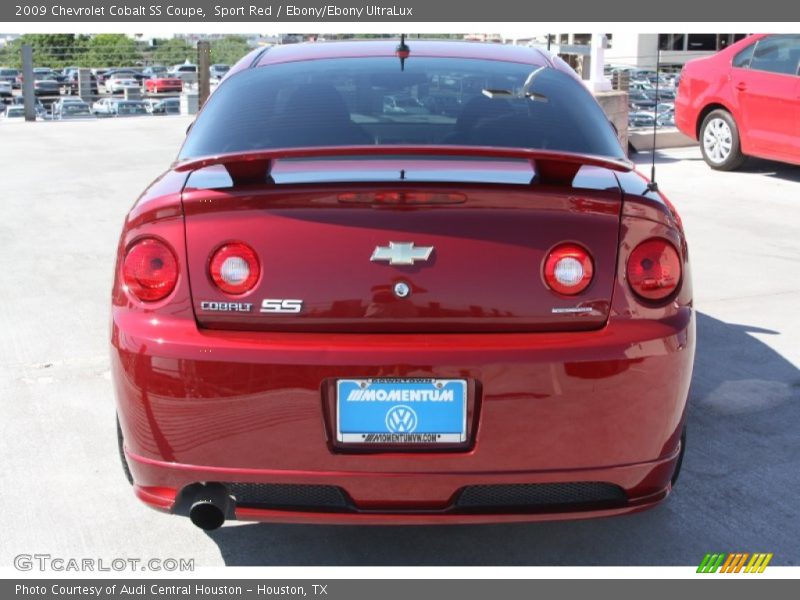 Sport Red / Ebony/Ebony UltraLux 2009 Chevrolet Cobalt SS Coupe