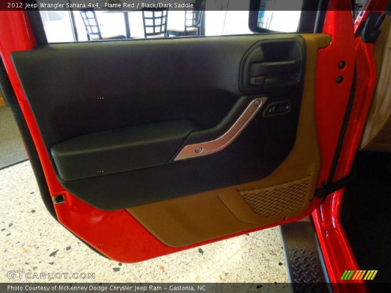 Flame Red / Black/Dark Saddle 2012 Jeep Wrangler Sahara 4x4