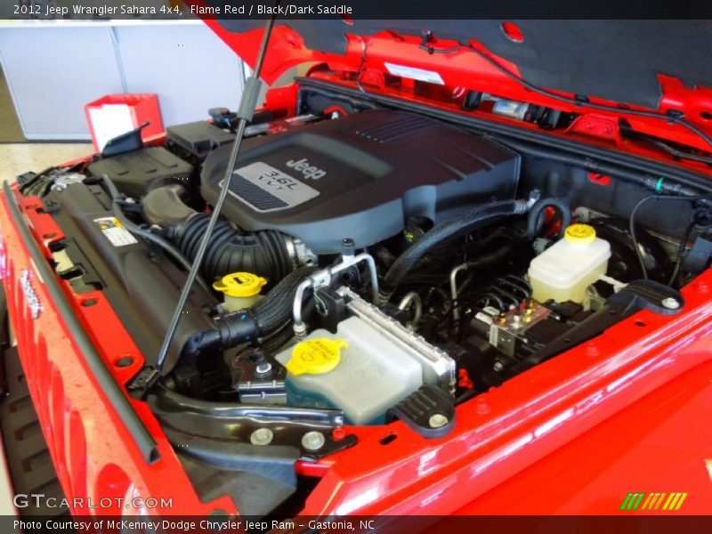 Flame Red / Black/Dark Saddle 2012 Jeep Wrangler Sahara 4x4