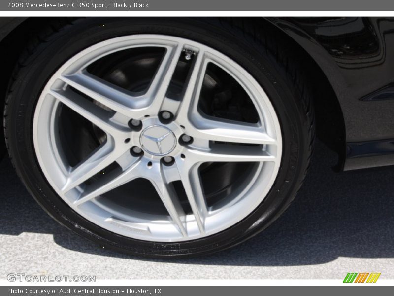 Black / Black 2008 Mercedes-Benz C 350 Sport