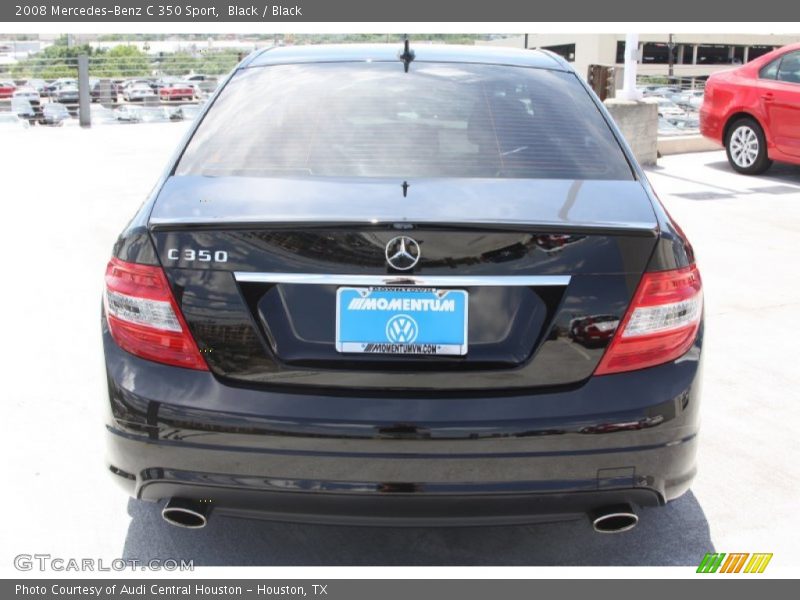 Black / Black 2008 Mercedes-Benz C 350 Sport