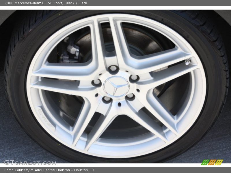 Black / Black 2008 Mercedes-Benz C 350 Sport