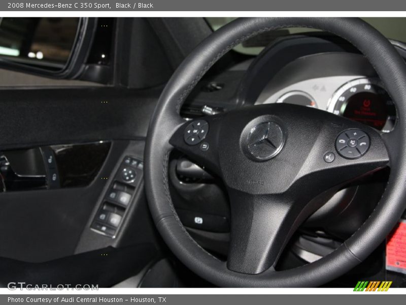 Black / Black 2008 Mercedes-Benz C 350 Sport