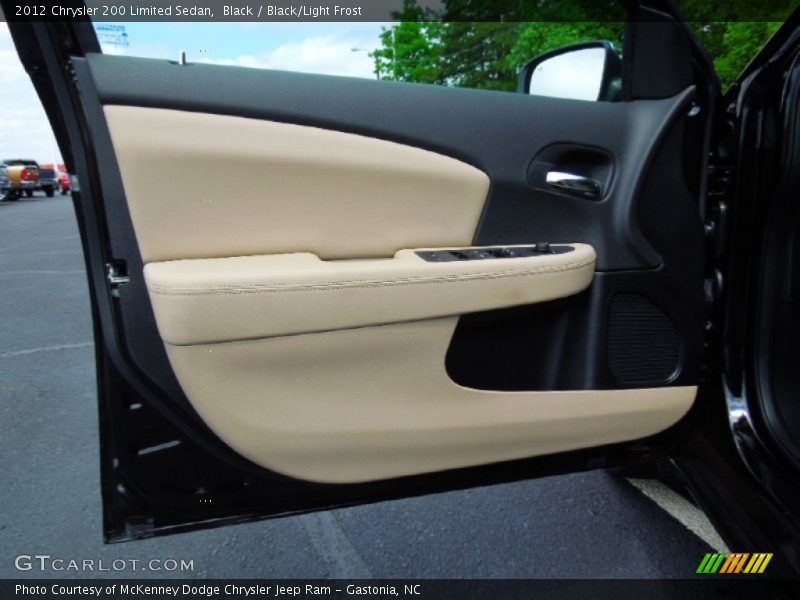 Black / Black/Light Frost 2012 Chrysler 200 Limited Sedan