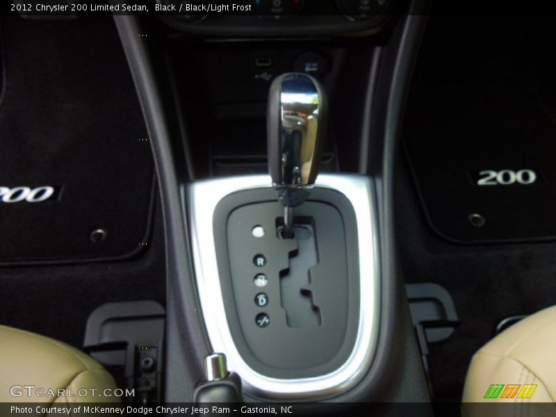 Black / Black/Light Frost 2012 Chrysler 200 Limited Sedan