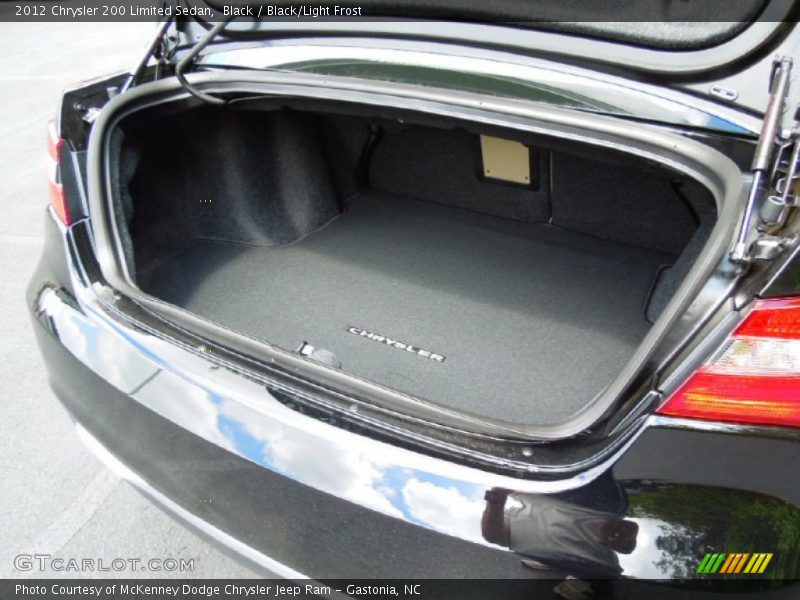 Black / Black/Light Frost 2012 Chrysler 200 Limited Sedan