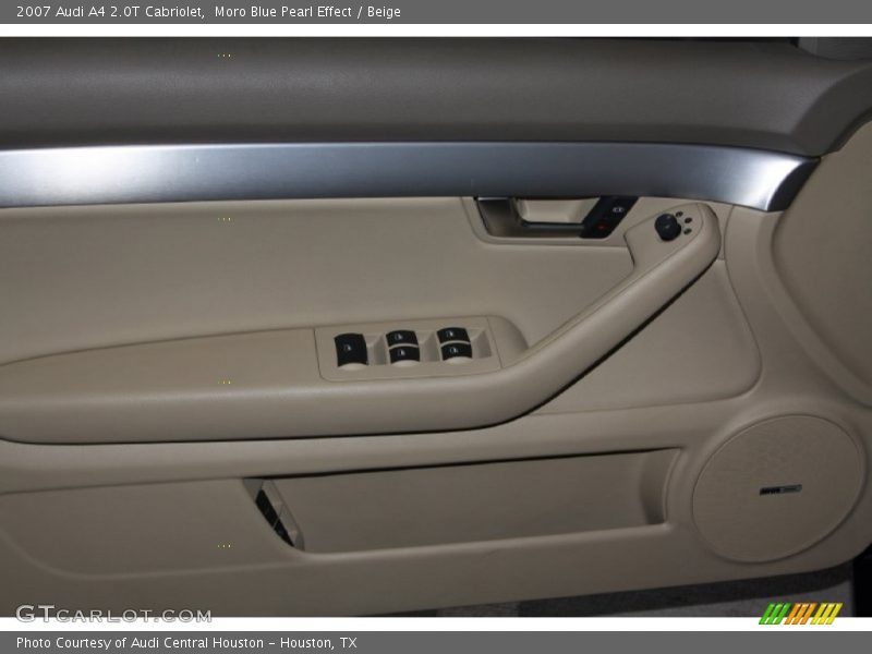 Moro Blue Pearl Effect / Beige 2007 Audi A4 2.0T Cabriolet