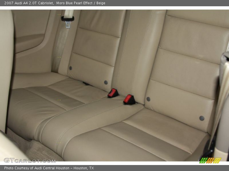 Moro Blue Pearl Effect / Beige 2007 Audi A4 2.0T Cabriolet