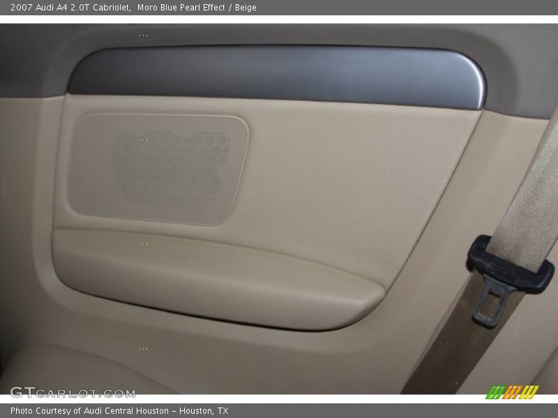 Moro Blue Pearl Effect / Beige 2007 Audi A4 2.0T Cabriolet