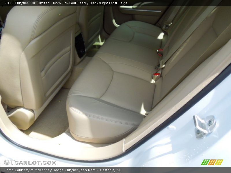 Ivory Tri-Coat Pearl / Black/Light Frost Beige 2012 Chrysler 300 Limited