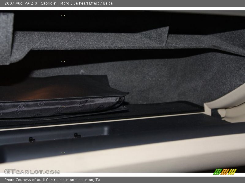 Moro Blue Pearl Effect / Beige 2007 Audi A4 2.0T Cabriolet