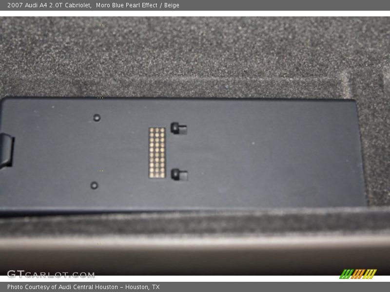 Moro Blue Pearl Effect / Beige 2007 Audi A4 2.0T Cabriolet
