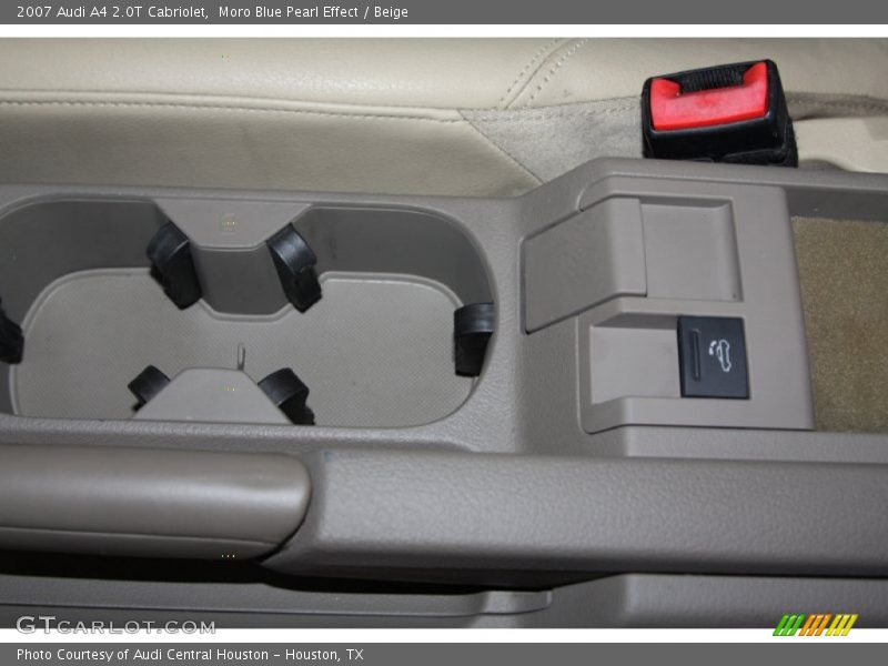 Moro Blue Pearl Effect / Beige 2007 Audi A4 2.0T Cabriolet