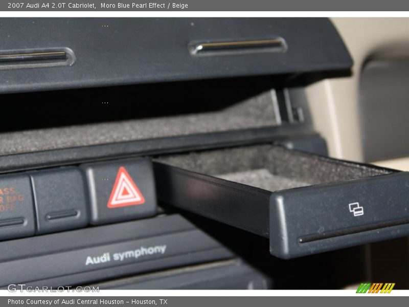 Moro Blue Pearl Effect / Beige 2007 Audi A4 2.0T Cabriolet