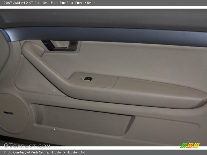 Moro Blue Pearl Effect / Beige 2007 Audi A4 2.0T Cabriolet