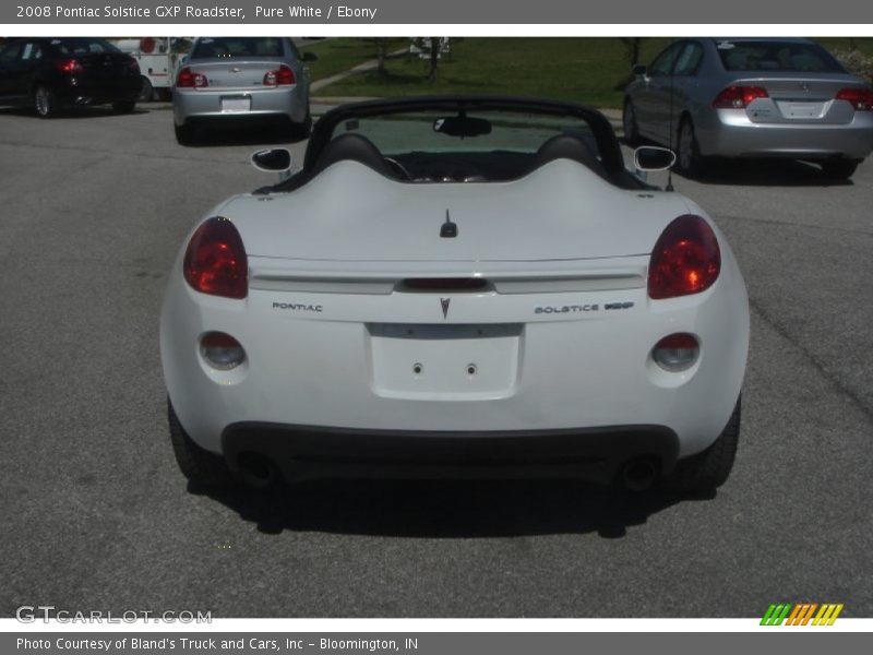 Pure White / Ebony 2008 Pontiac Solstice GXP Roadster